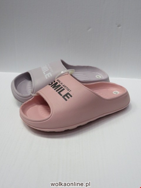 Klapki Damskie 18219 BLACK/PINK/WHITE/GREY 36-42