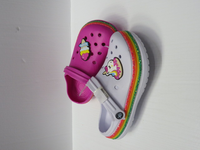 Kapcie Dziecięce 8993C BLACK/WHITE/NAVY/BLUE/FUSHIA/PINK 30-35 1