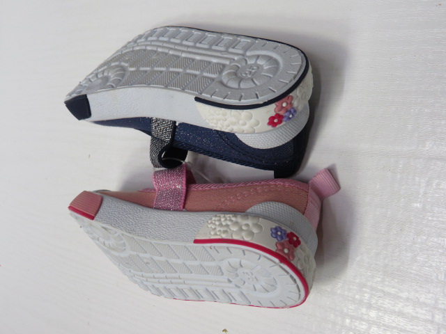 Baleriny Dziecięce 2309-22 NAVY/PINK/PEACH 25-30 2