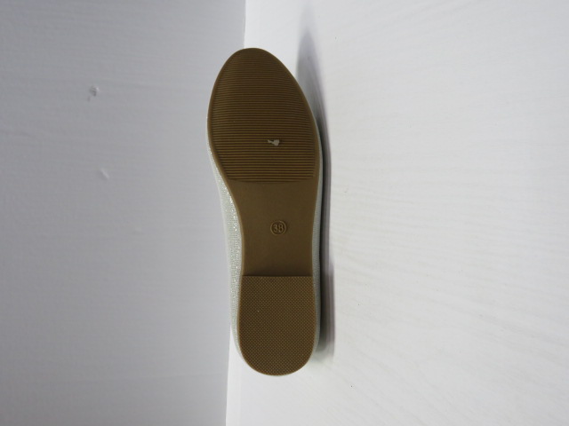 Baleriny Damskie BR10-4 SILVER 36-41 2