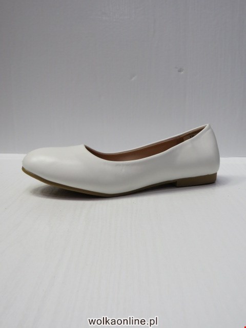 Baleriny Damskie BR11-1 WHITE 36-41