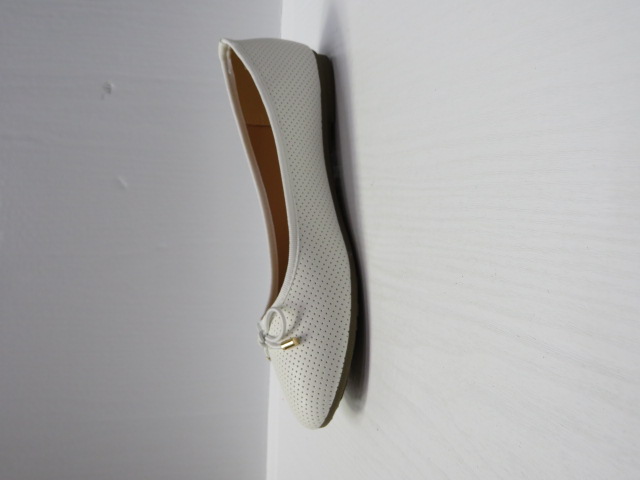 Baleriny Damskie 6205 WHITE 36-42 1
