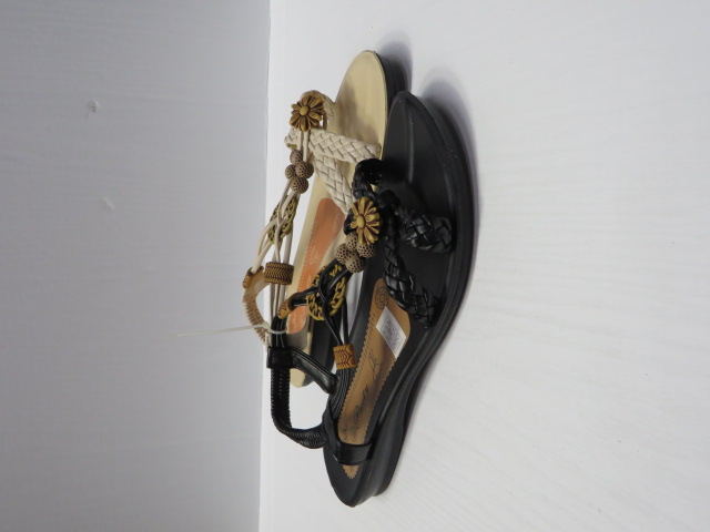 Sandały damskie 2917 BLACK/WHITE/BEIGE 36-41 1