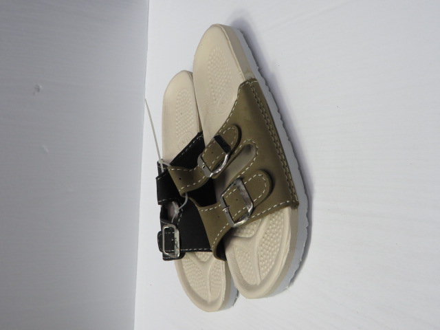 Klapki Damskie 8460B-3 BLACK/BLUE/BEIGE 38-43