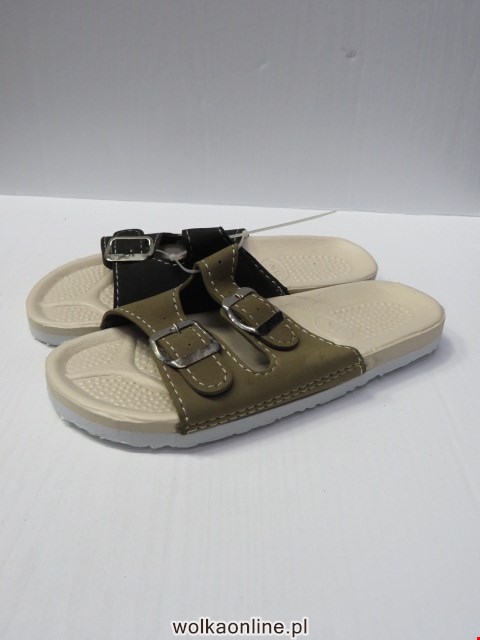 Klapki Damskie 8460B-3 BLACK/BLUE/BEIGE 38-43
