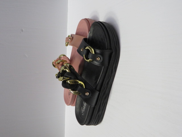 Klapki Damskie 2236-1 BLACK/PINK/GREEN/BEIGE 37-41 1
