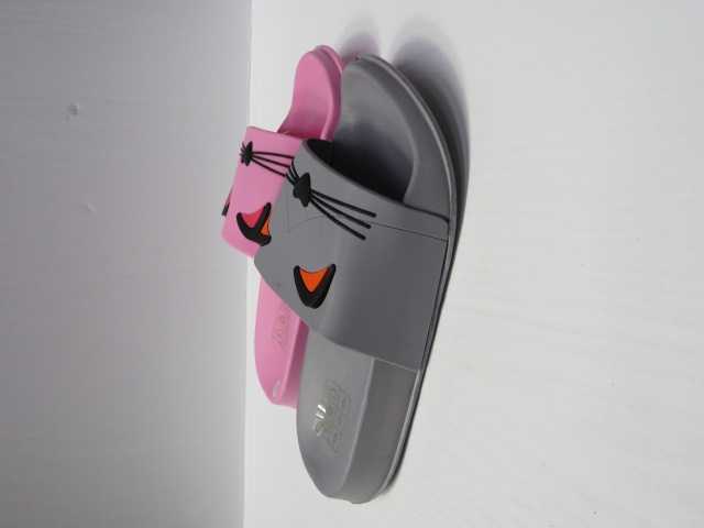 Klapki Damskie 8015 BLACK/WHITE/GREY/PINK 36-41 1