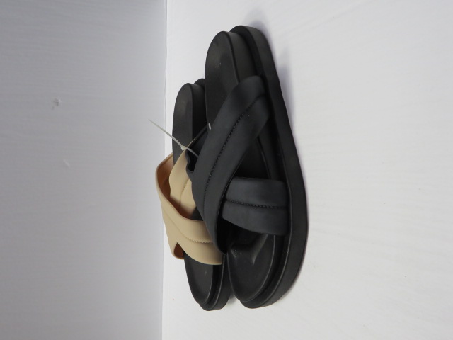 Klapki Damskie 809-2 BLACK/APRI/WHITE/PINK 36-41