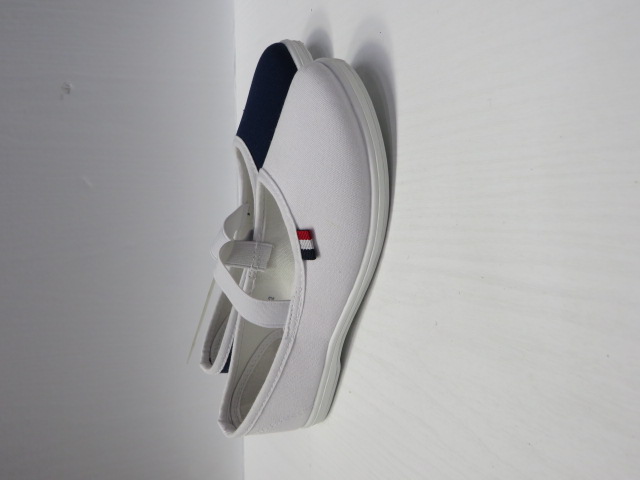 Baleriny Dziecięce 3612 BLACK/WHITE/NAVY 30-35 1