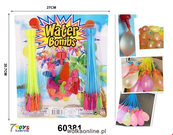 Balony Wodne 60381 Mix kolor