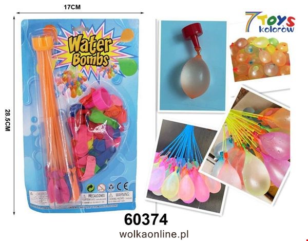 Balony Wodne 60374 Mix kolor