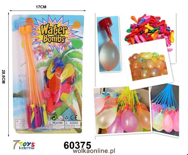 Balony Wodne 60375 Mix kolor