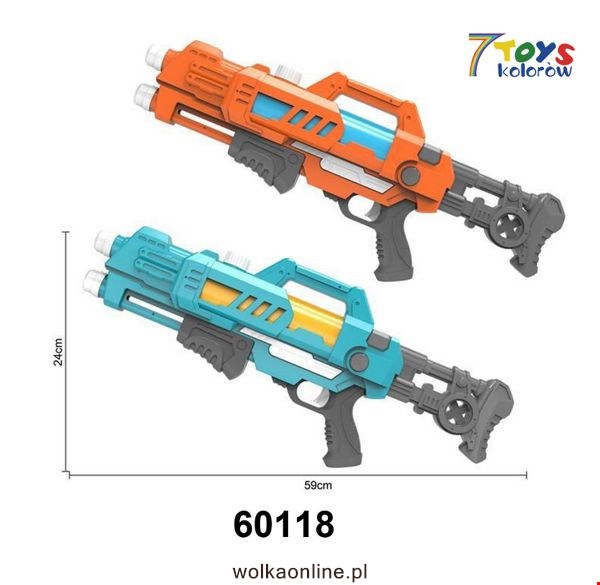 Pistolet Wodny  60118 Mix kolor