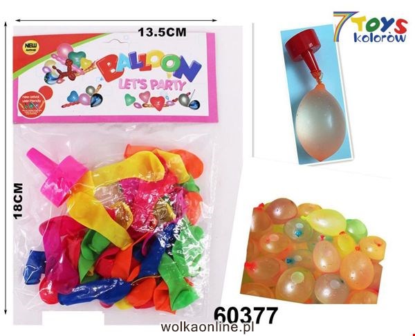 Balony Wodne 60377 Mix kolor
