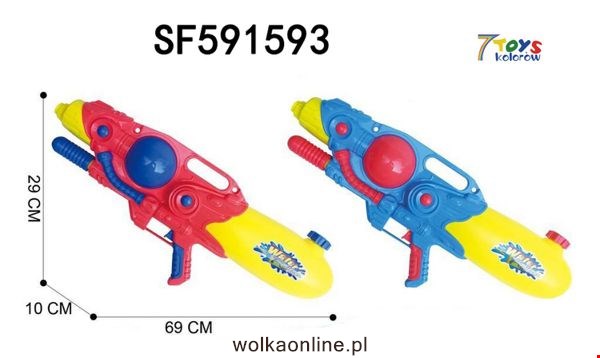 Pistolet Wodny SF591593 Mix kolor 69cm