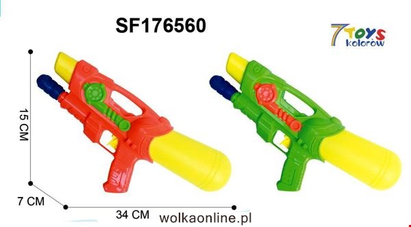 Pistolet Wodny SF176560 Mix kolor 34cm