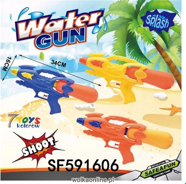 Pistolet Wodny SF591606 Mix kolor 34cm