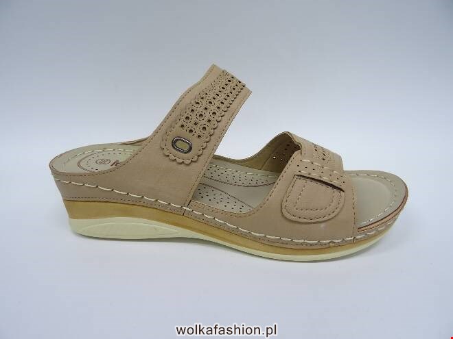 Klapki Damskie B0232 BEIGE 36-41