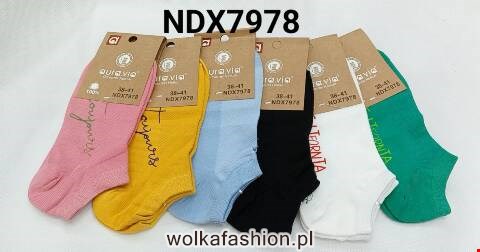 Stopki damskie NDX7978 Mix kolor 35-42