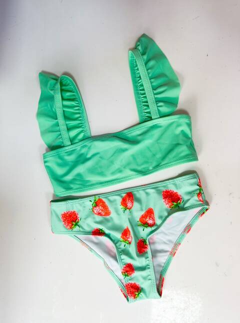 Strój kąpielowy dziewczęcy 3426 Mix kolor 2-6