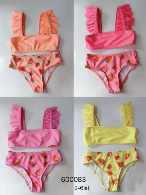 Strój kąpielowy dziewczęcy 600083 Mix kolor 2-6 1