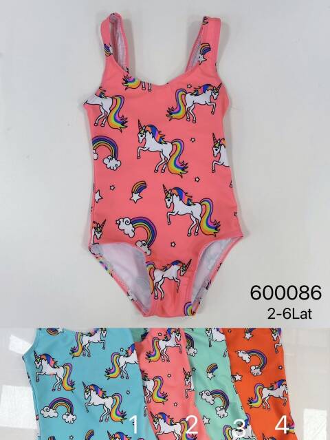 Strój kąpielowy dziewczęcy 600086 Mix kolor 2-6 1