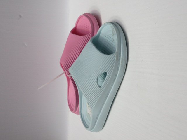 Klapki Damskie 18077 PINK/BLACK/WHITE/GREEN 35-40 1