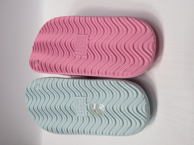 Klapki Damskie 18077 PINK/BLACK/WHITE/GREEN 35-40 2