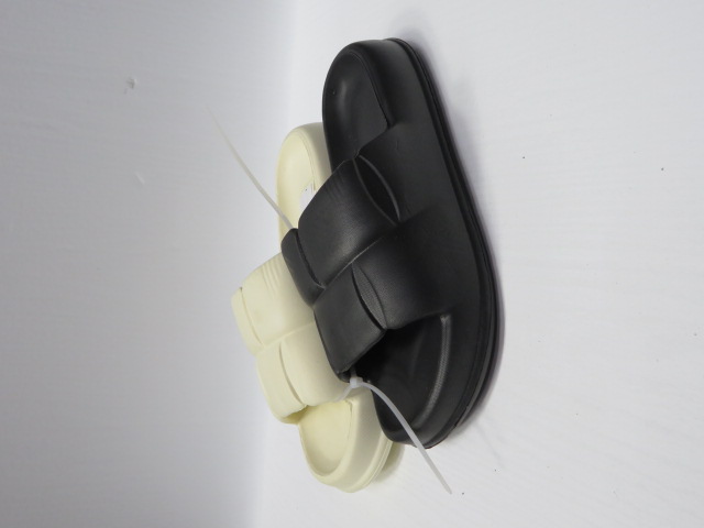 Klapki Damskie 18080 BLACK/BEIGE/L.GREEN/PINK 36-41