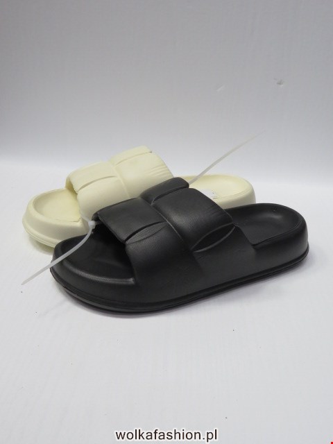 Klapki Damskie 18080 BLACK/BEIGE/L.GREEN/PINK 36-41