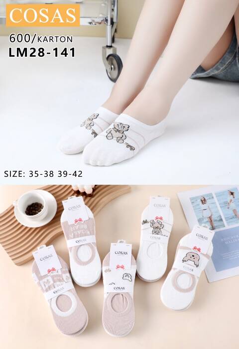 Stopki damskie LM28-141 Mix kolor 35-42 1