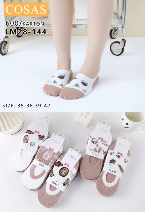 Stopki damskie LM28-144 Mix kolor 35-42