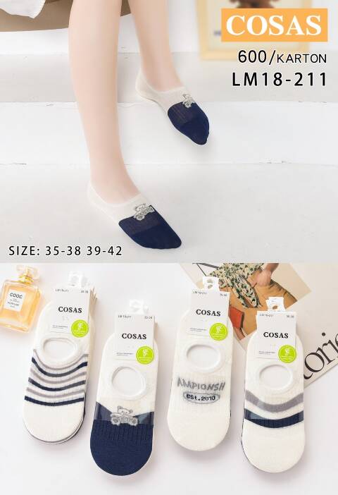 Stopki damskie LM18-211 Mix kolor 35-42