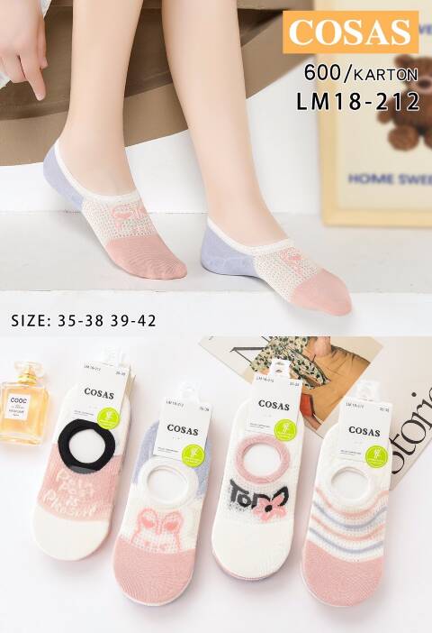 Stopki damskie LM18-212 Mix kolor 35-42