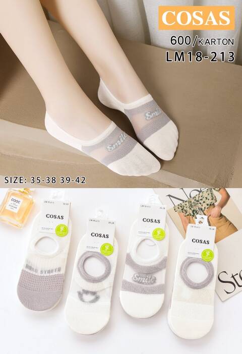 Stopki damskie LM18-213 Mix kolor 35-42 1