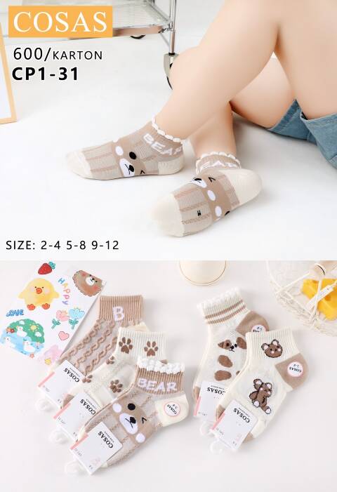 Stopki damskie CP1-31 Mix kolor 2-12