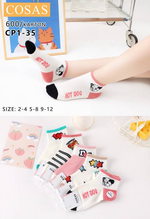 Stopki damskie CP1-35 Mix kolor 2-12