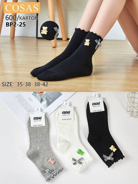 Skarpety damskie BP2-25 Mix kolor 35-42 1