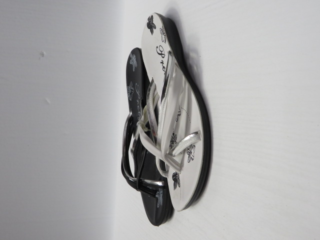 Klapki Damskie 2909 BLACK/WHITE/BEIGE 36-41