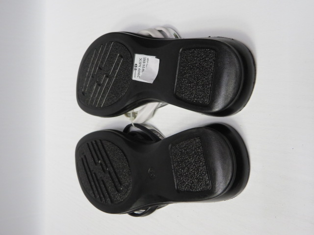 Klapki Damskie 2909 BLACK/WHITE/BEIGE 36-41 2