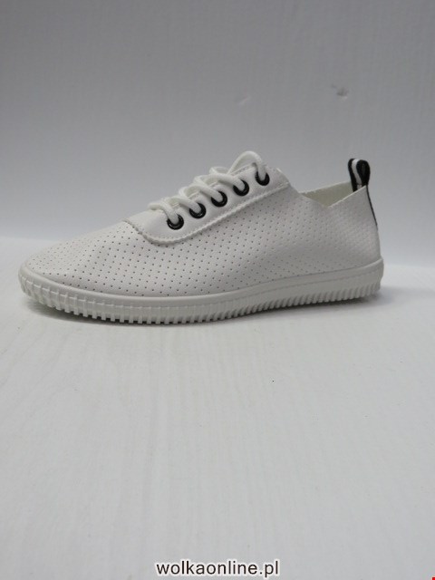 Trampki damskie 11602-81 WHITE/BLACK 36-41