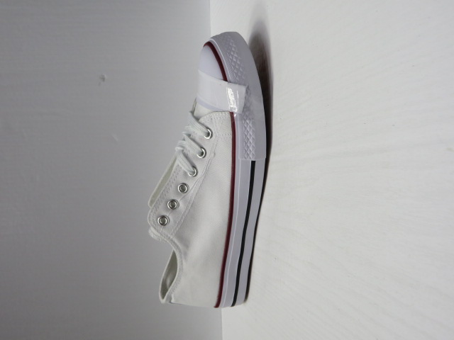Trampki damskie 608-2 WHITE/RED 39-43