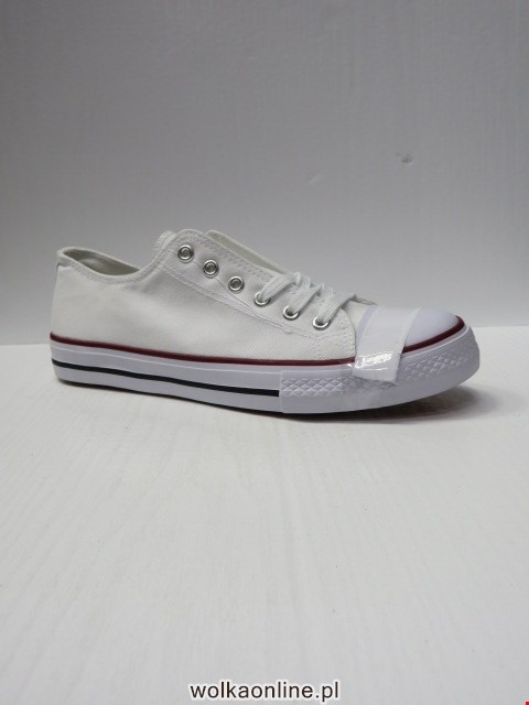 Trampki damskie 608-2 WHITE/RED 39-43