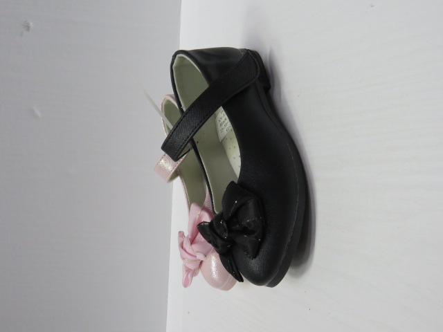 Baleriny Dziecięce XY-13 BLACK/WHITE/PINK 25-30