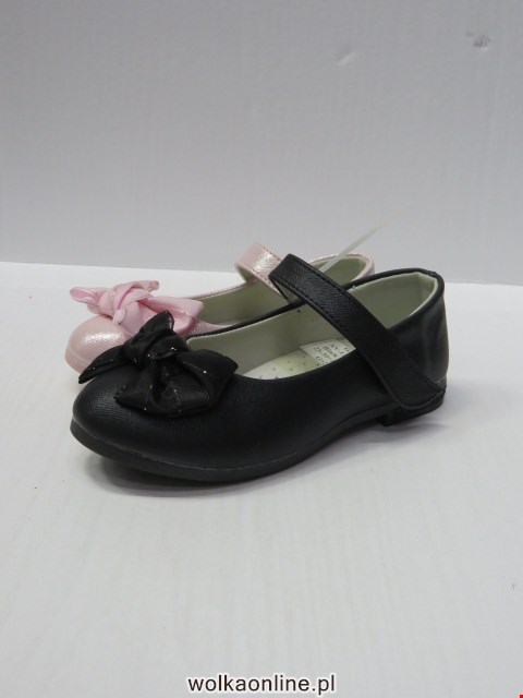 Baleriny Dziecięce XY-13 BLACK/WHITE/PINK 25-30