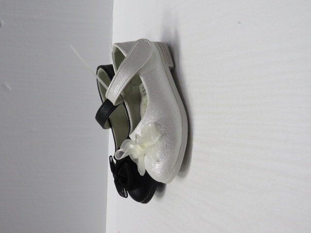 Baleriny Dziecięce XY-14 BLACK/WHITE/PINK 20-25