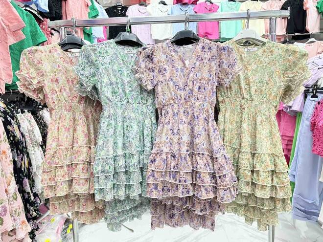 Sukienka dziewczęca 3832 MIX KOLOR  4-14(Towar Tureckie) 1