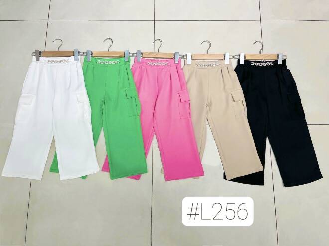 Spodnie dziewczęce L256 1 kolor  4-14(Towar Tureckie) 1