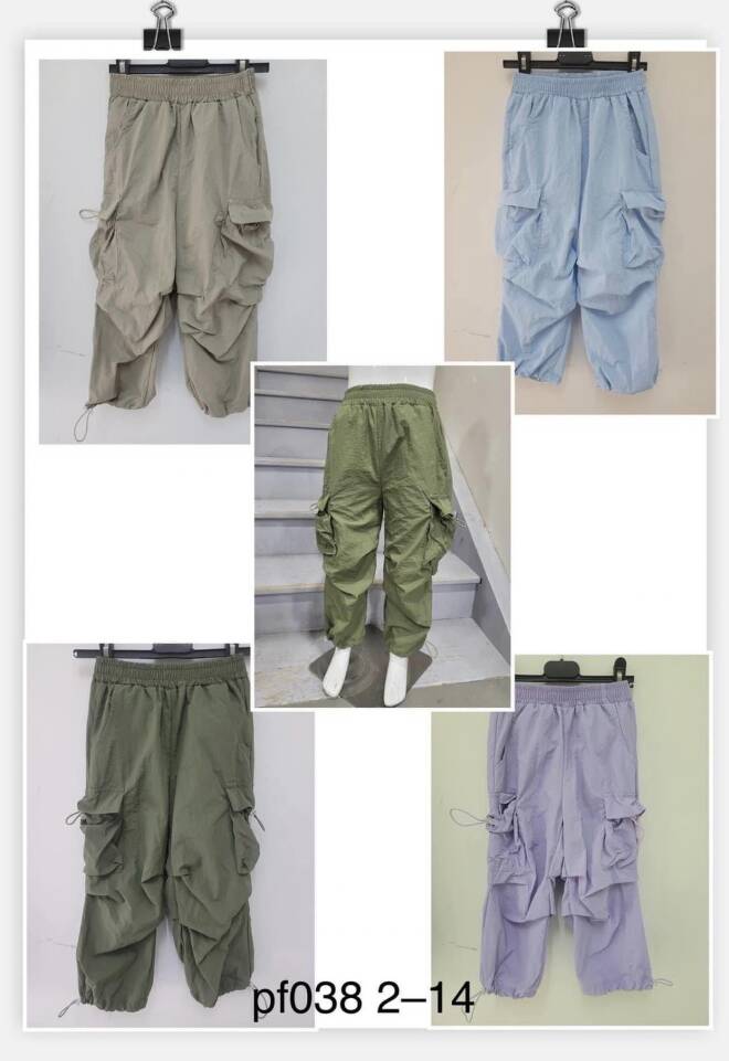 Spodnie dziewczęce PF038 1 kolor  2-14(Towar Tureckie) 1