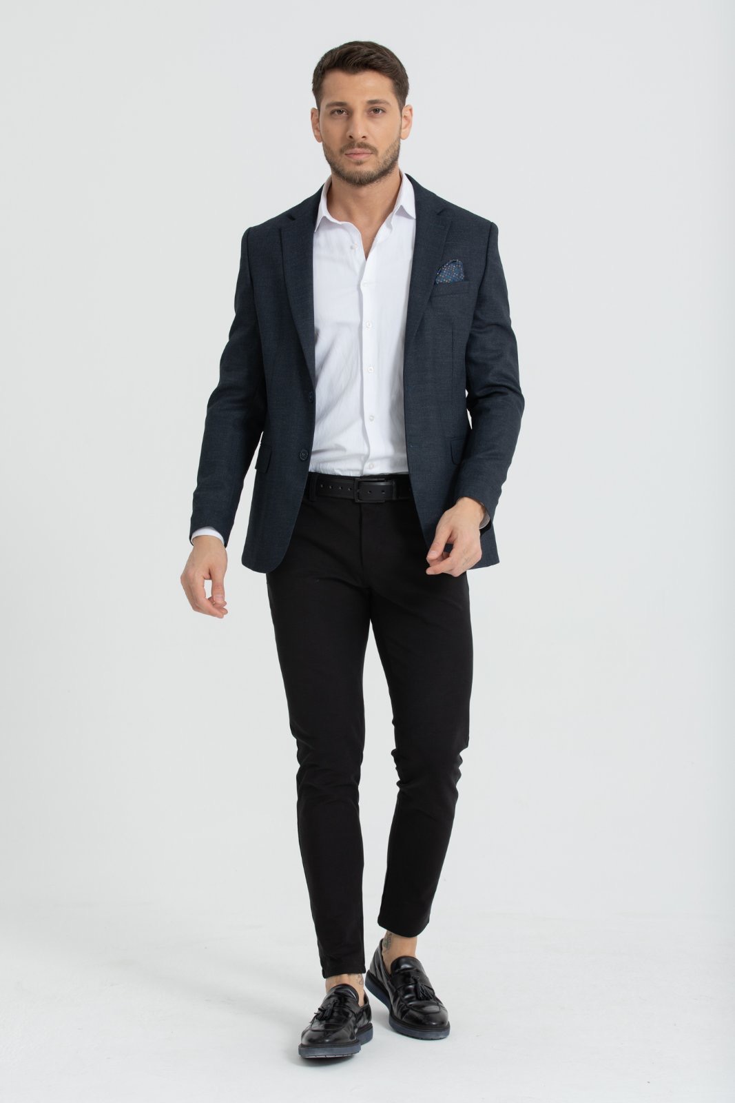 Marynarka Męska Turecki 4045 1 KOLOR 48-58 1